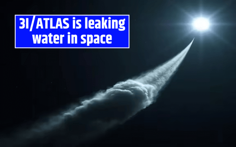 3I/ATLAS is leaking water in space