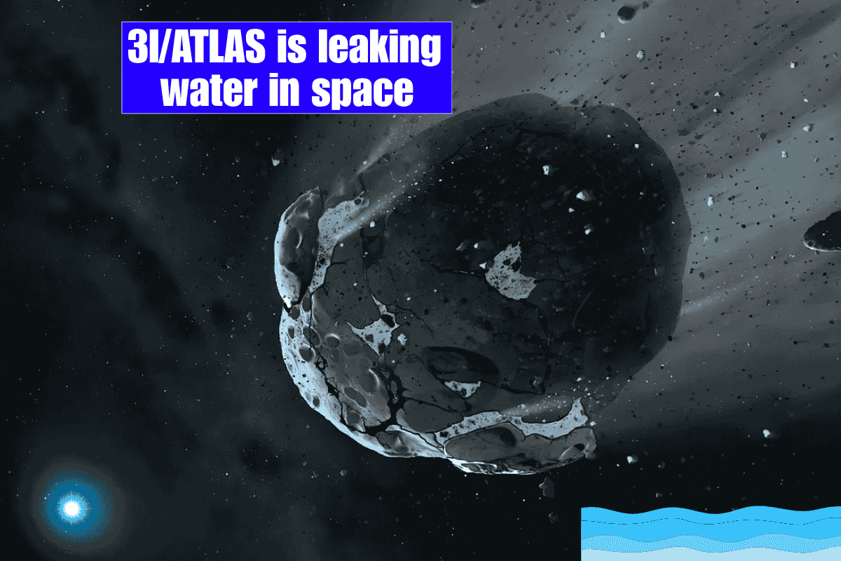 3I/ATLAS is leaking water in space – Astronomers are stunned by interstellar comet