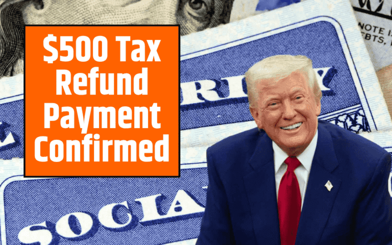 $500 Tax Refund Payment Confirmed