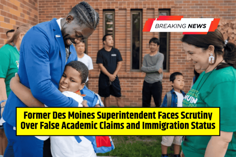 Former Des Moines Superintendent Faces Scrutiny Over False Academic Claims and Immigration Status