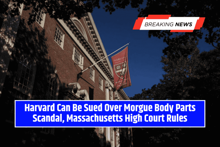 Harvard Can Be Sued Over Morgue Body Parts Scandal, Massachusetts High Court Rules