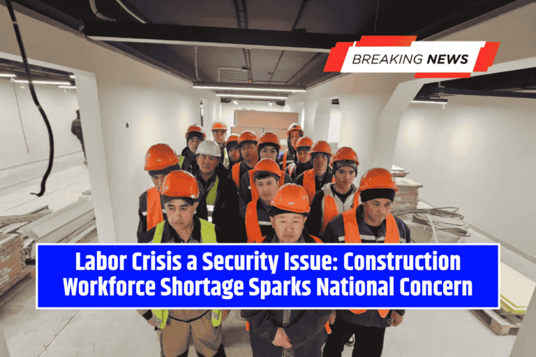 Labor Crisis a Security Issue: Construction Workforce Shortage Sparks National Concern