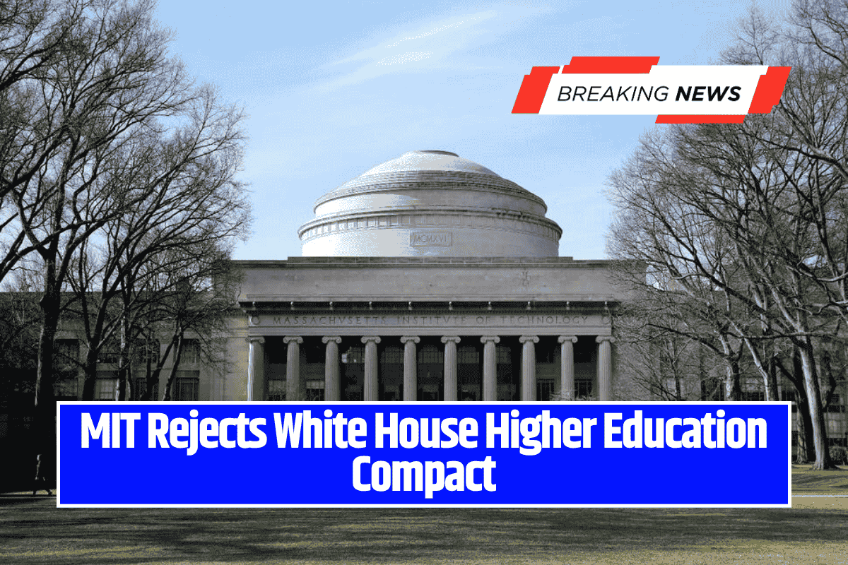 MIT Rejects White House Higher Education Compact