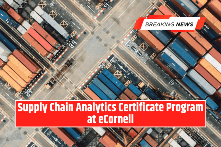 Supply Chain Analytics Certificate Program at eCornell